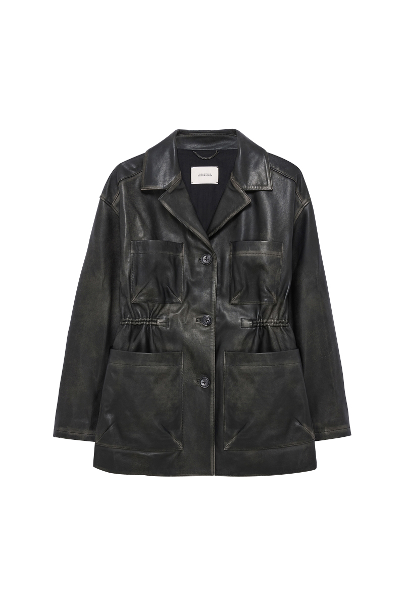 Dorothee Schumacher - Lederjacke vintage black