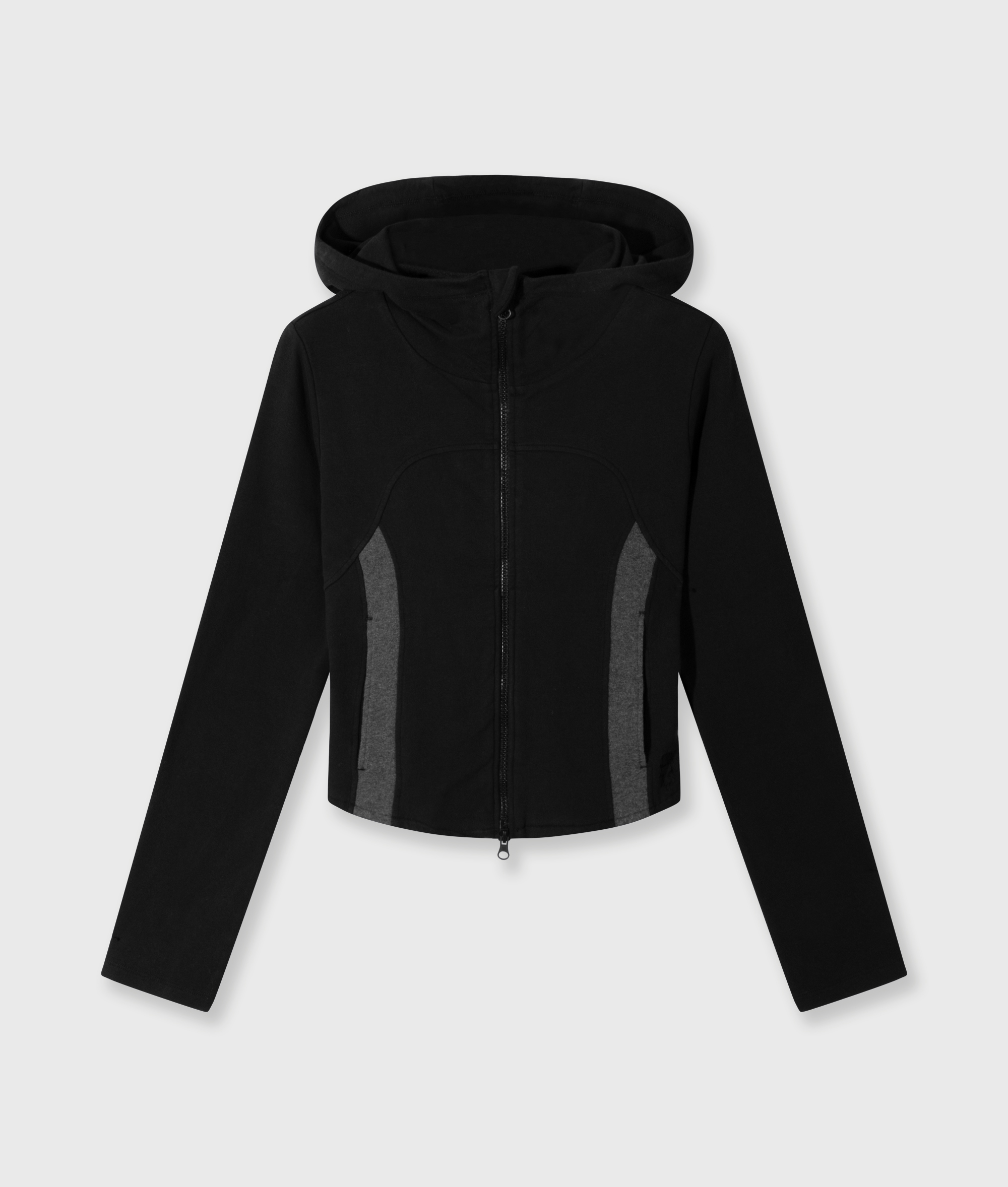 10 Days - Schmaler Hoodie black