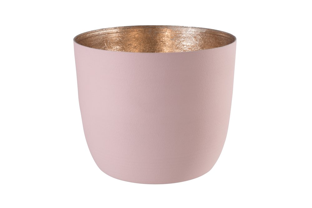 Windlicht Madras M blush / nudegold