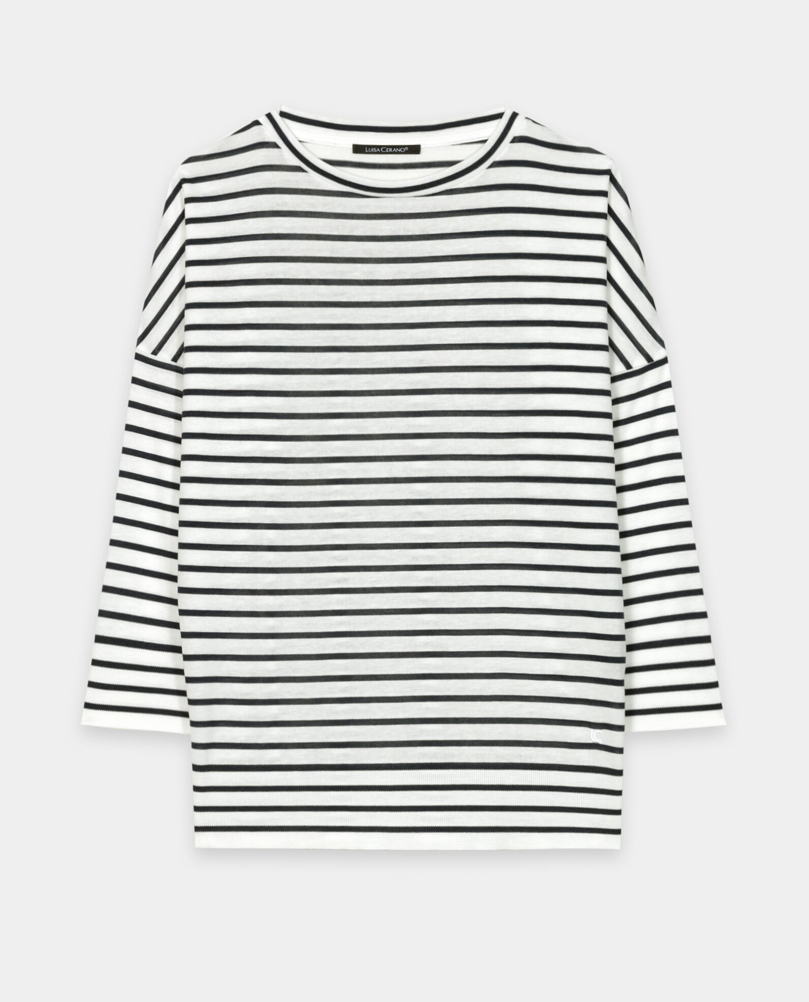 Luisa Cerano - Ringelshirt mit Ripp Details