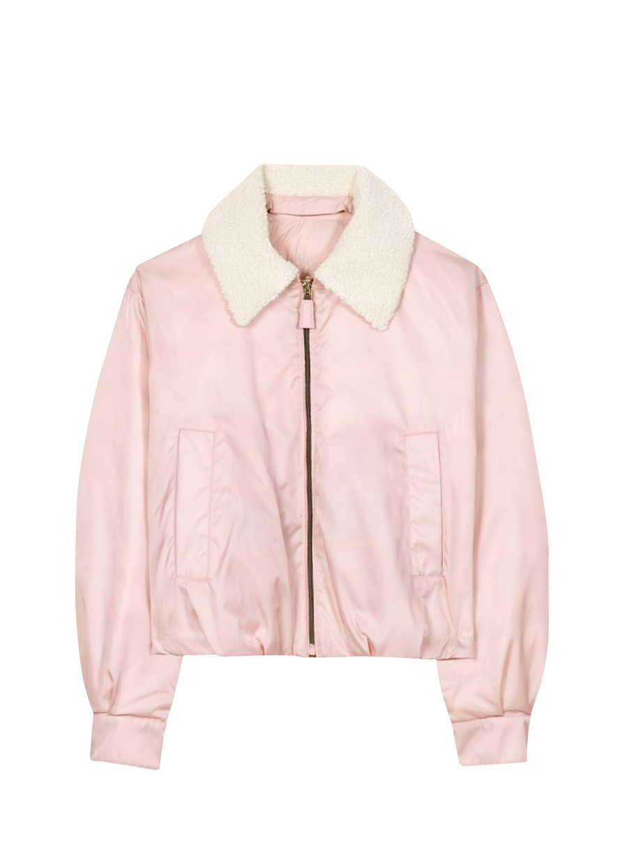 Luisa Cerano - Wendbarer Daunenblouson cramy blush