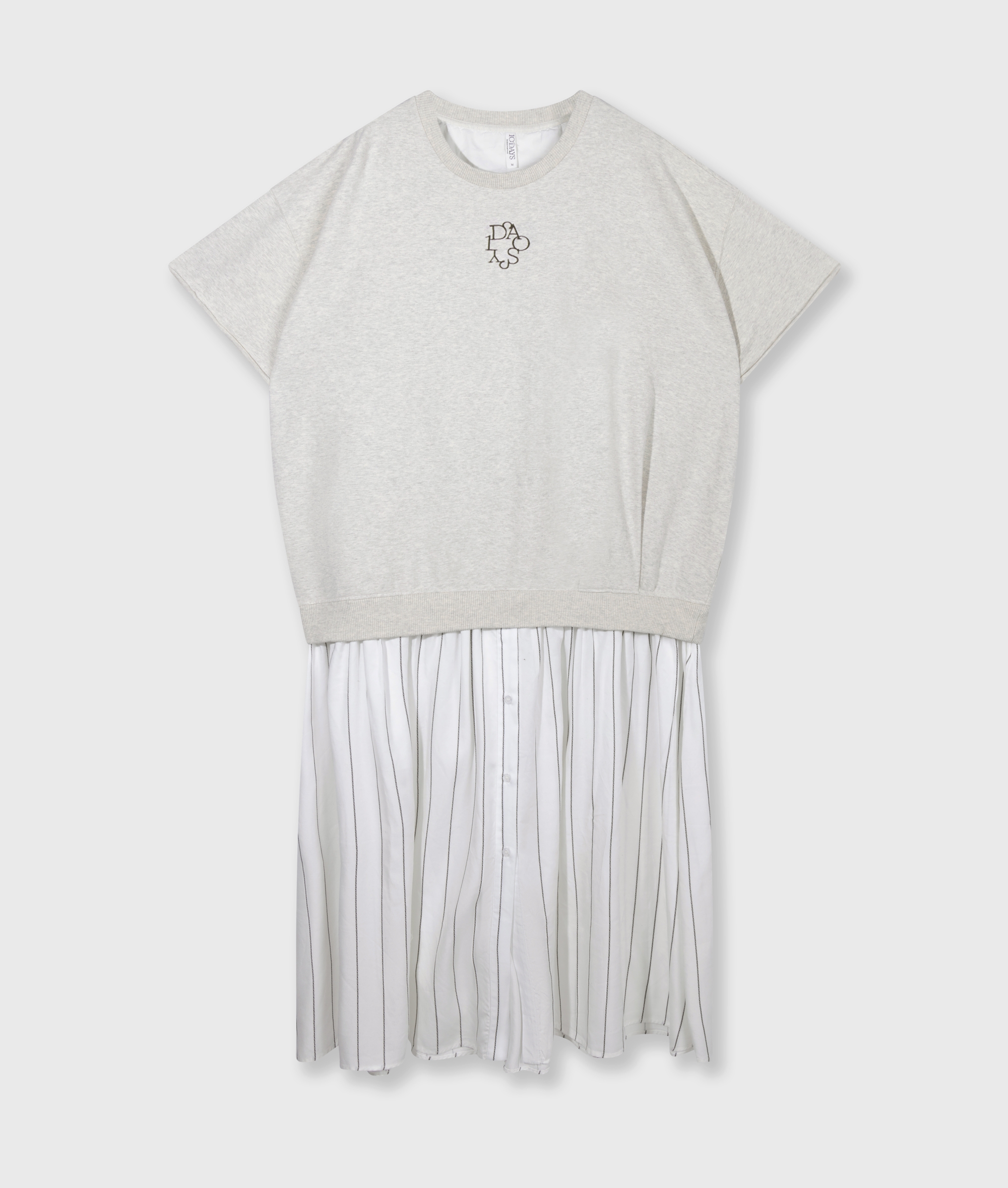 10 Days - Sweat Kleid soft white