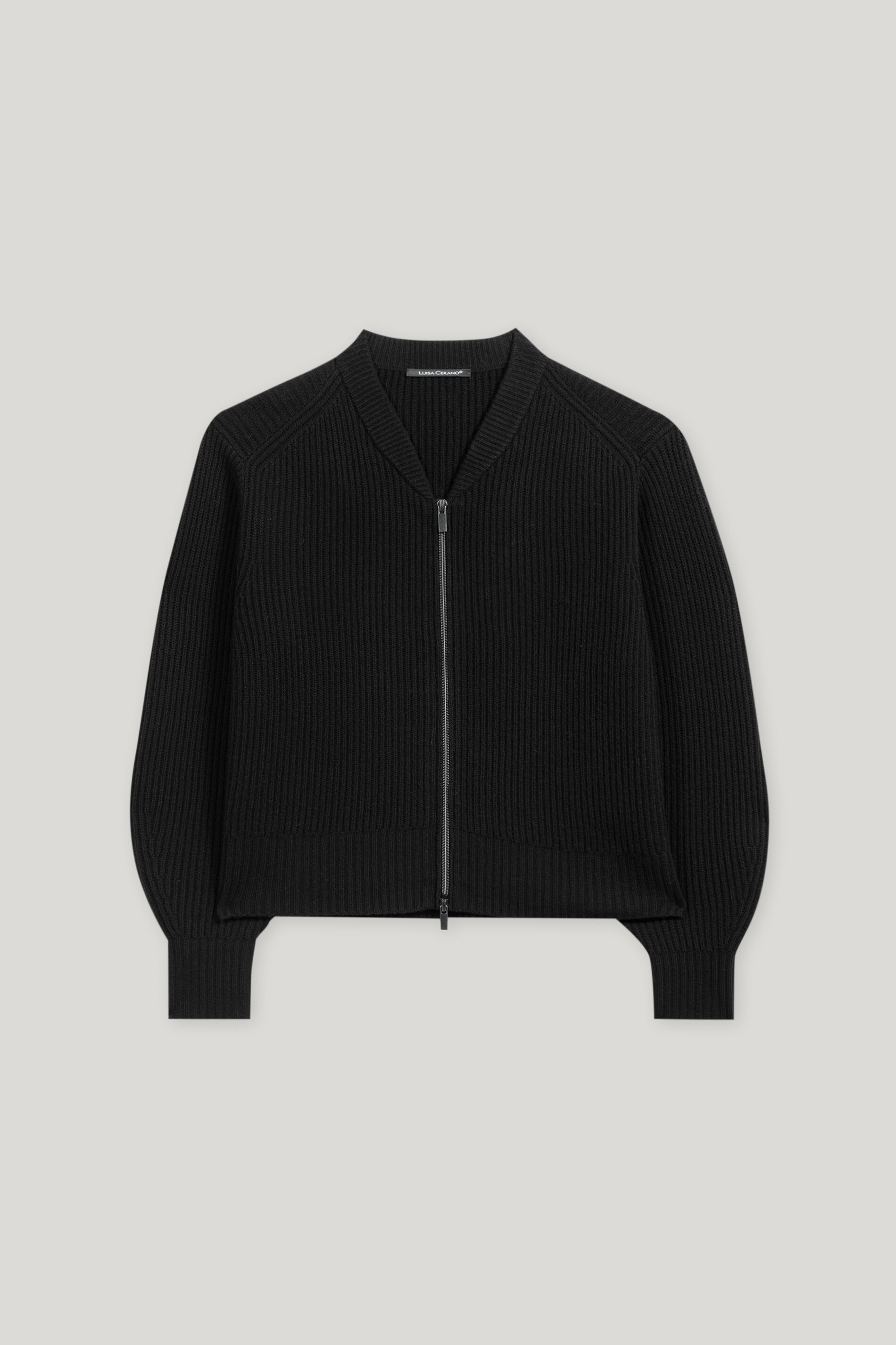 Luisa Cerano - Blouson in gerippter Struktur