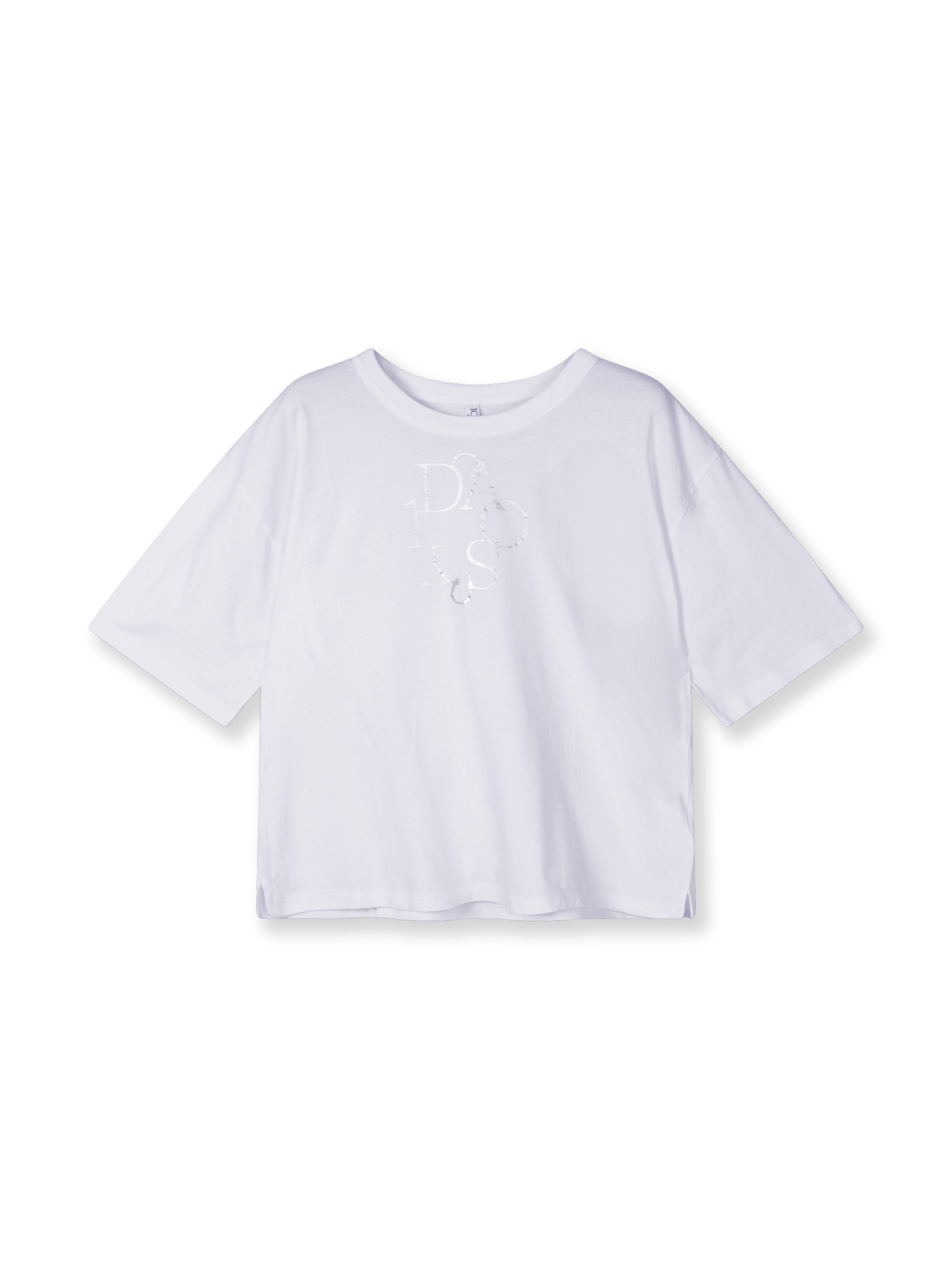 10 Days - Shirt mit curly Logo weiß