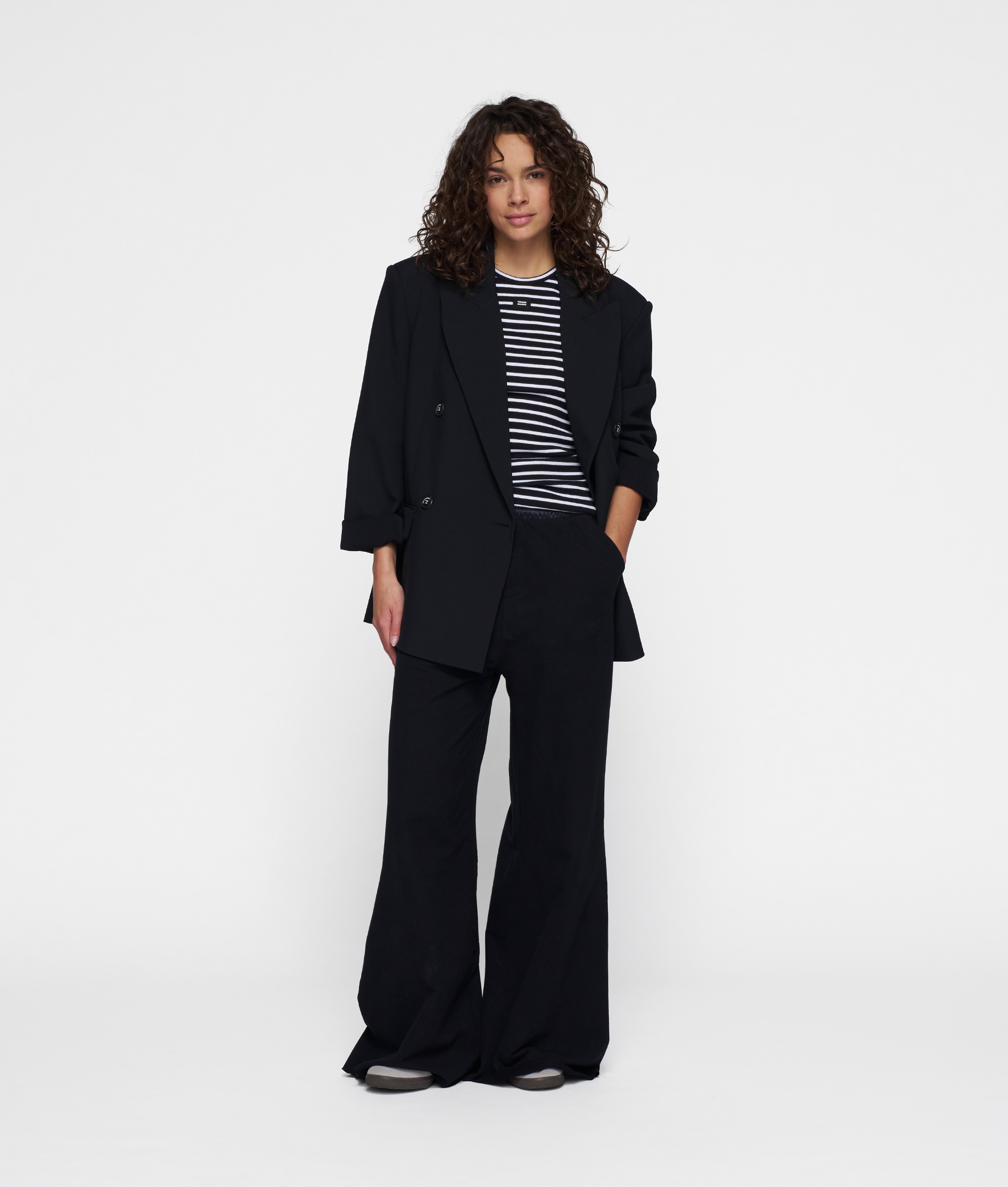 10 Days - Oversized Blazer Schwarz Krepp