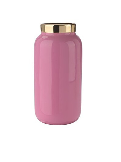 Saigon Minivase mit Metallring 9,5cm