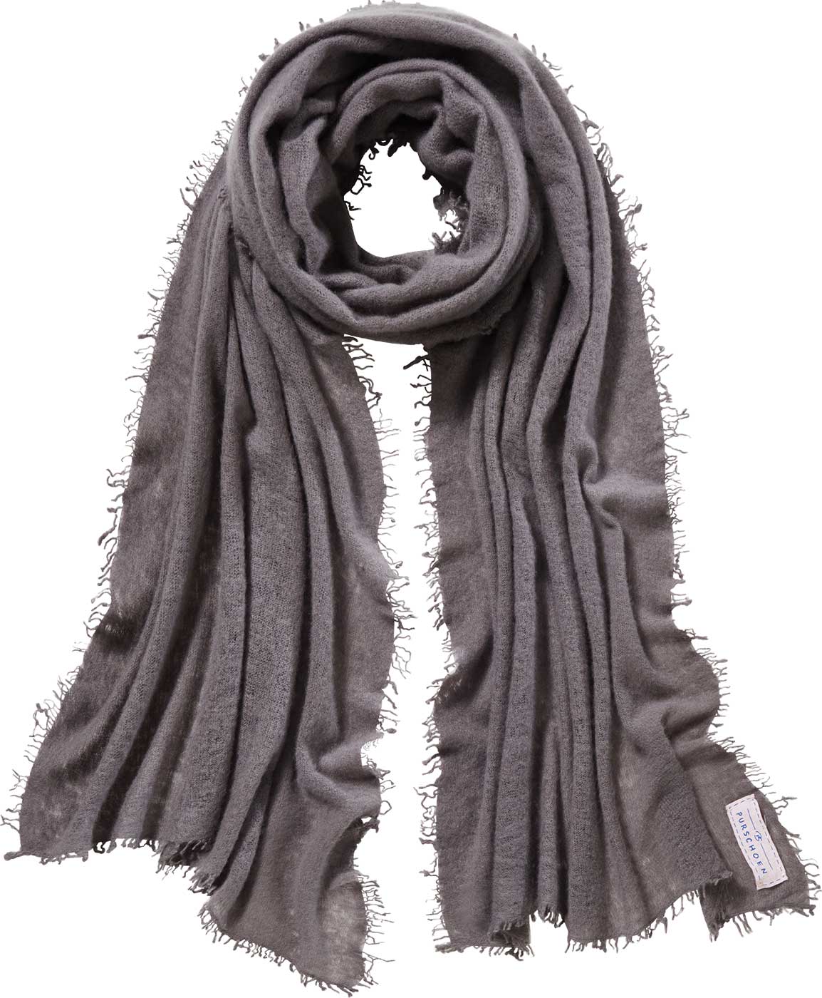 Pur Schoen - Cashmereschal nougat dark