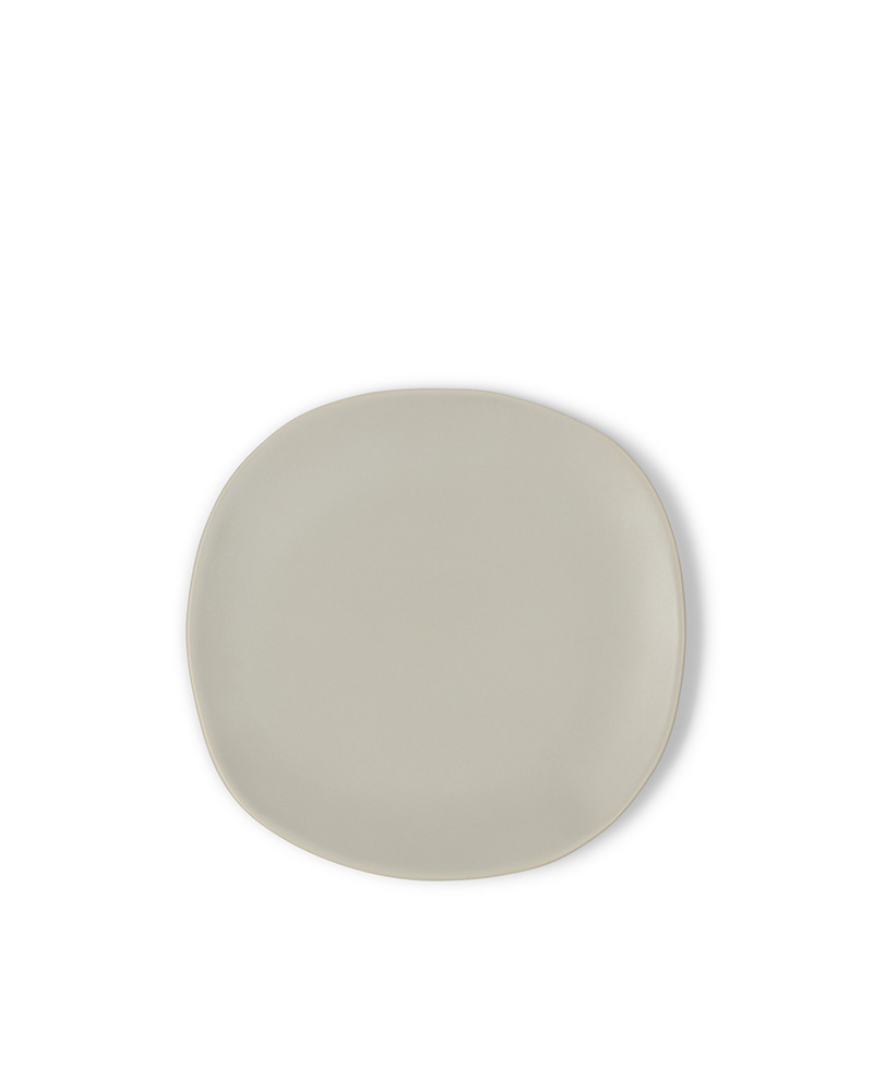 Flacher Salat Teller mouse grey