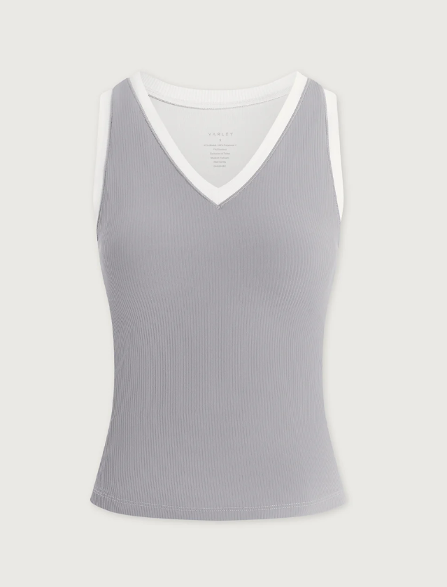 Varley - Tank Top Chia mit Bustier wind blue