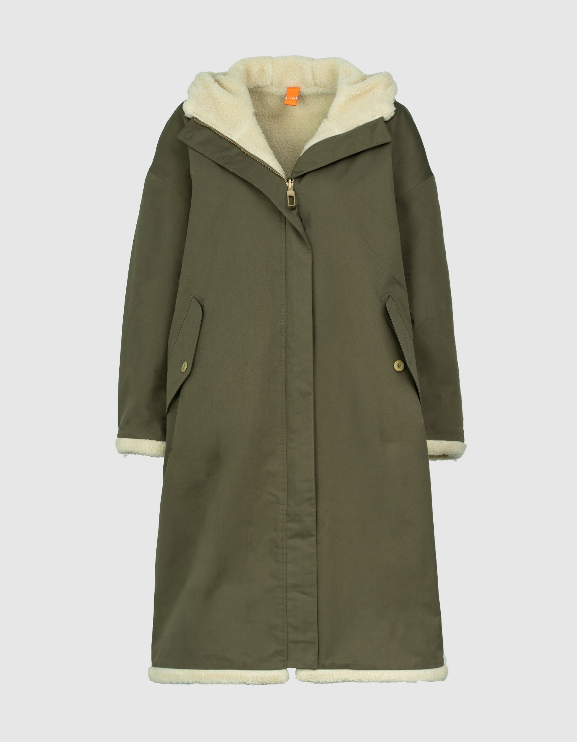 g-lab - Wendemantel Olive Grey wasserdicht