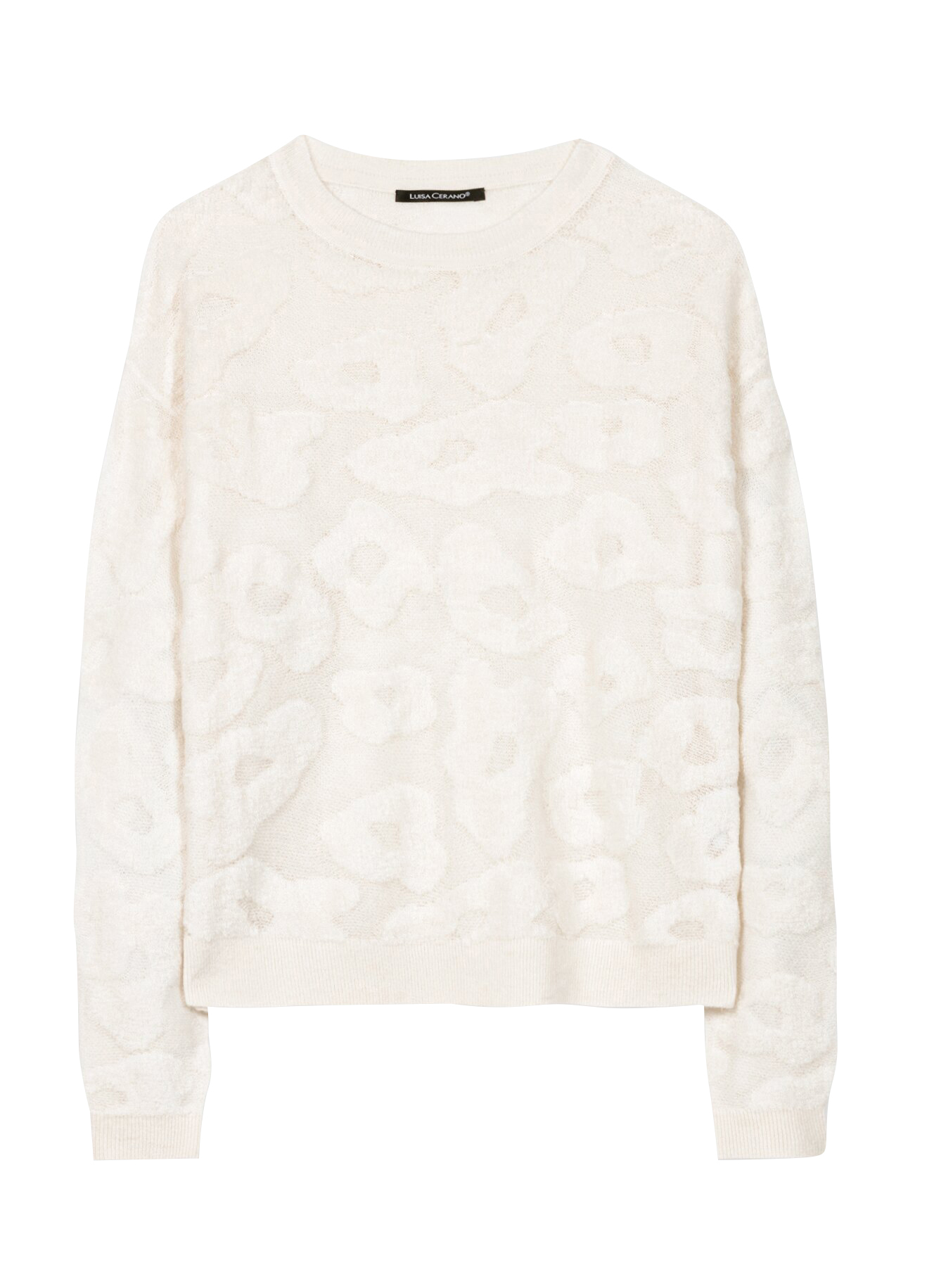 Luisa Cerano -  Pullover mit Leo-Pattern