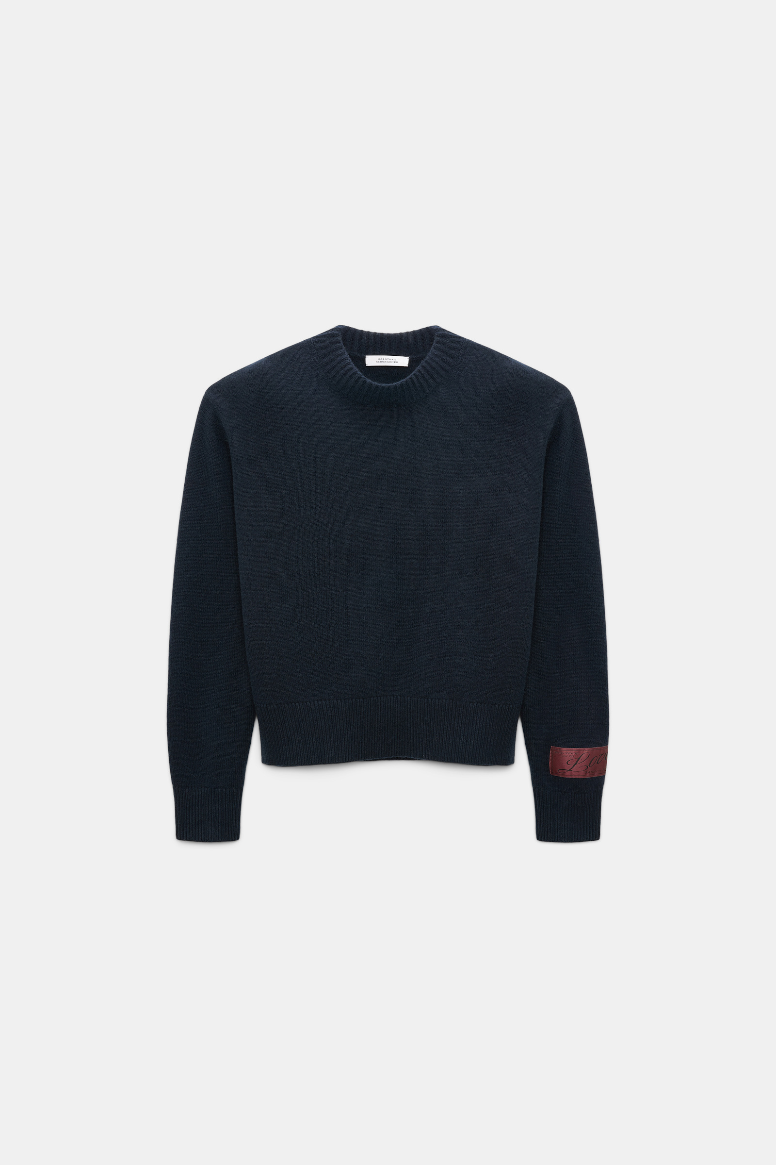 Dorothee Schumacher - Merino Kaschmir Pullover Midnight Navy Rundhals