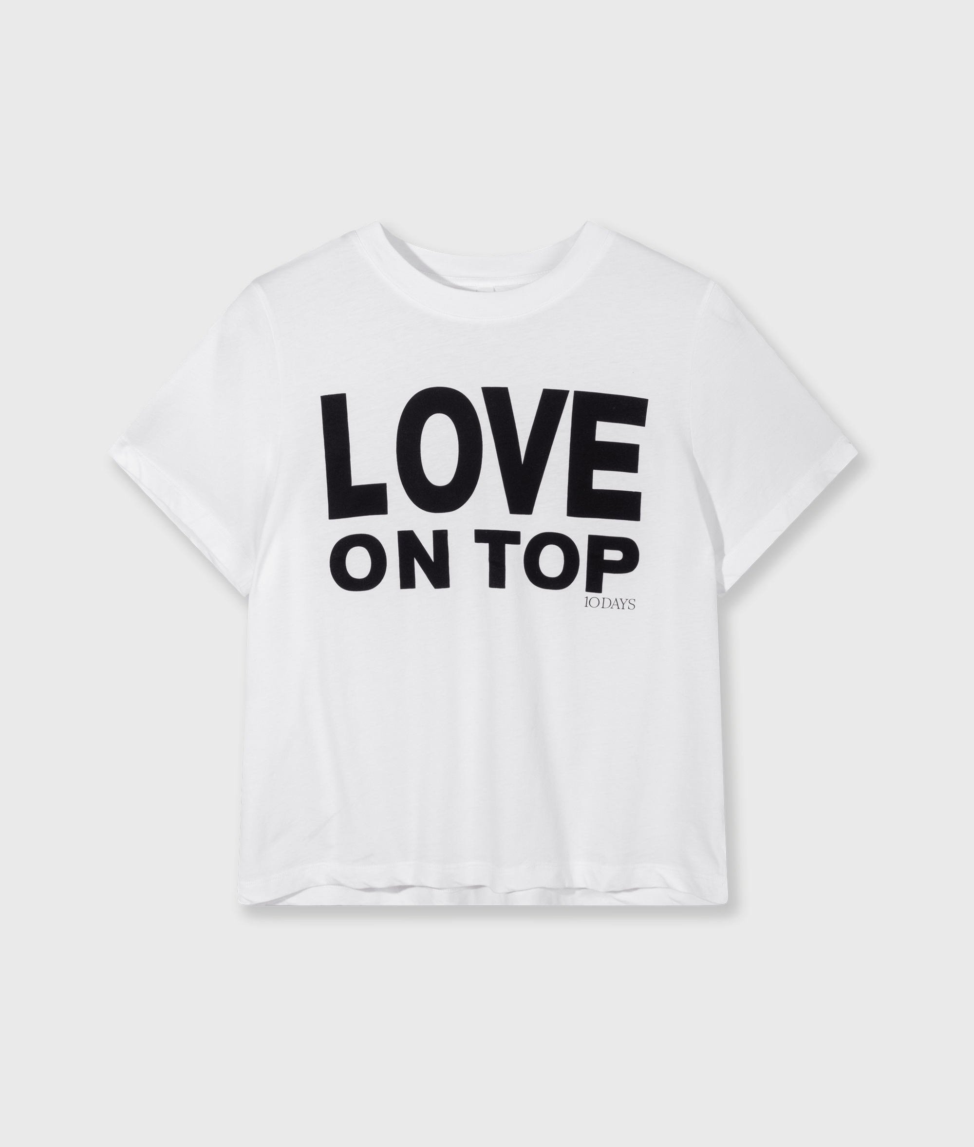10 Days - T-Shirt "Love on top" weiß