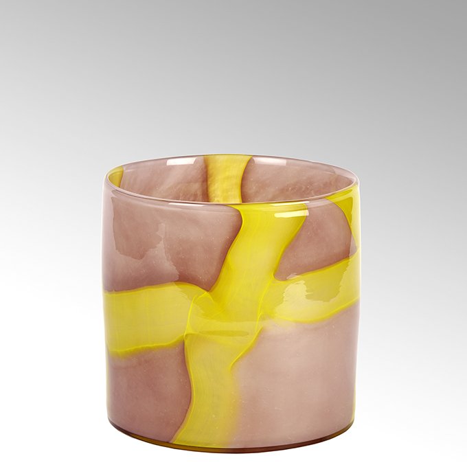 Lambert - Vase Varanasi rosa-gelb
