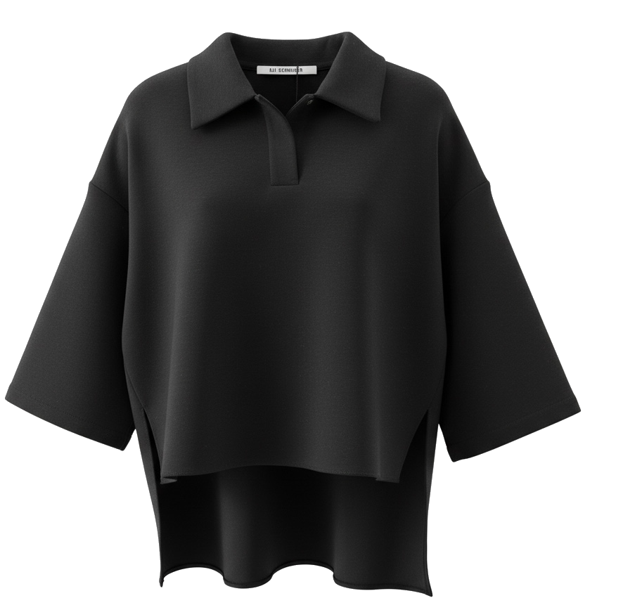 Uli Schneider -  Sweatpolo Black