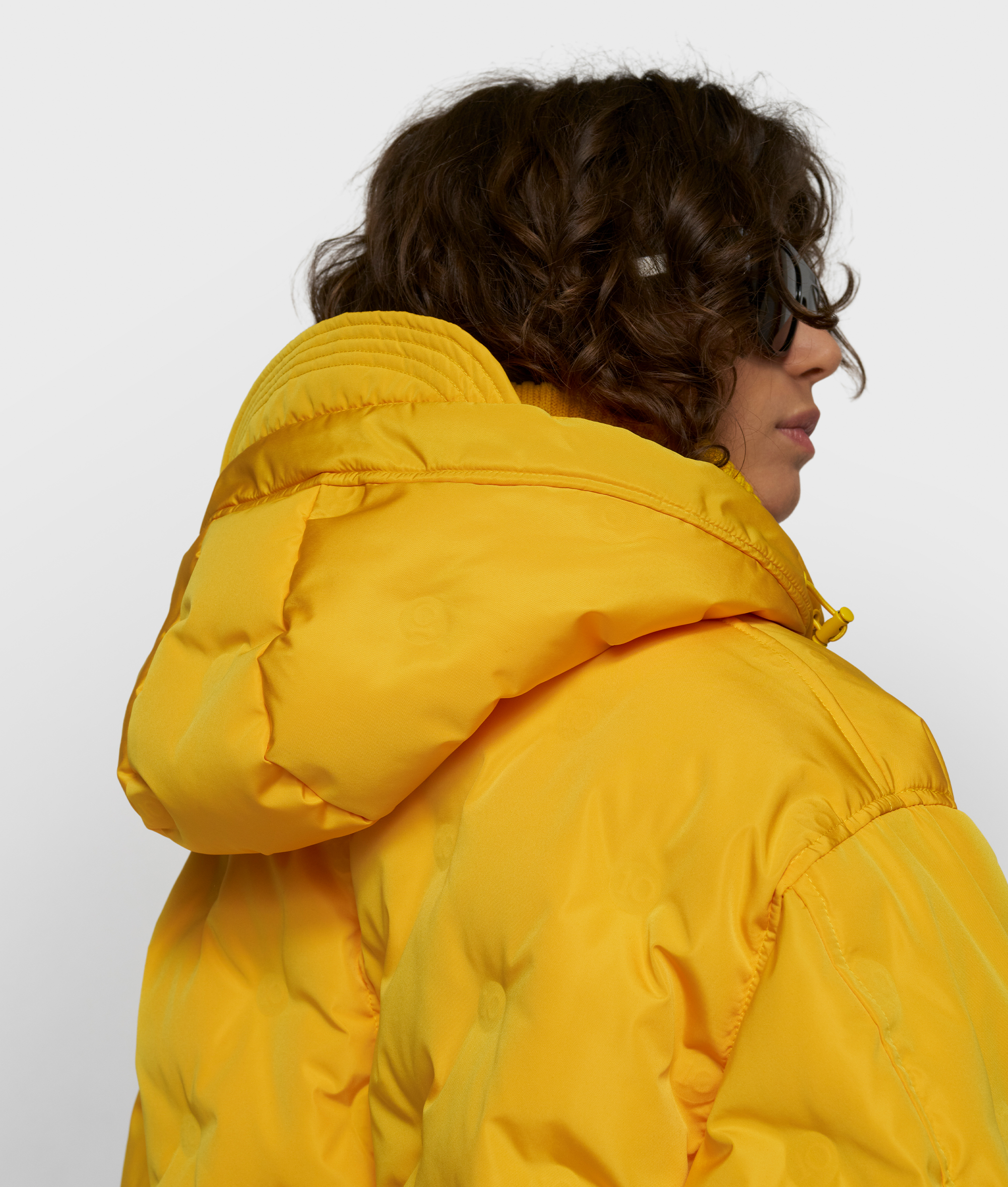 10DAYS - Wattierte Jacke Bright Mango aus recyceltem Polyester