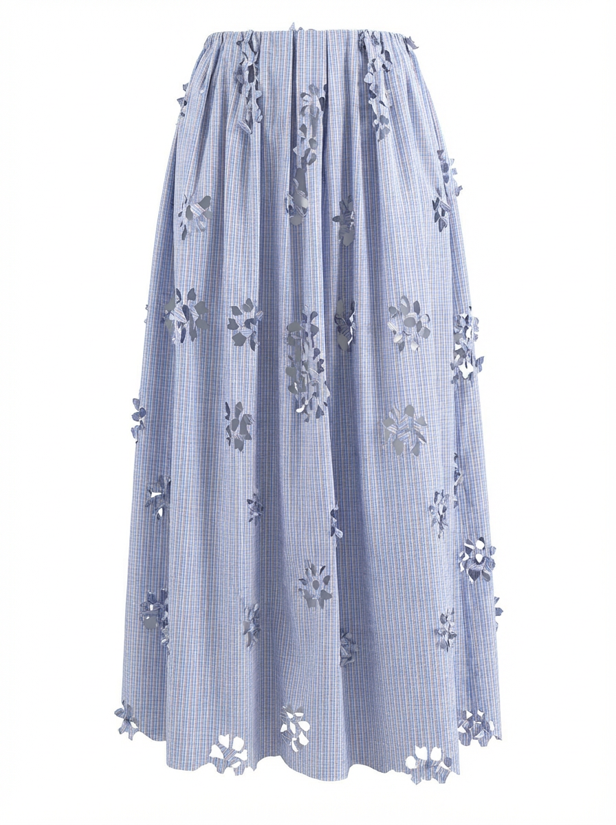 ODEEH -  Rock mit Cut Outs sky