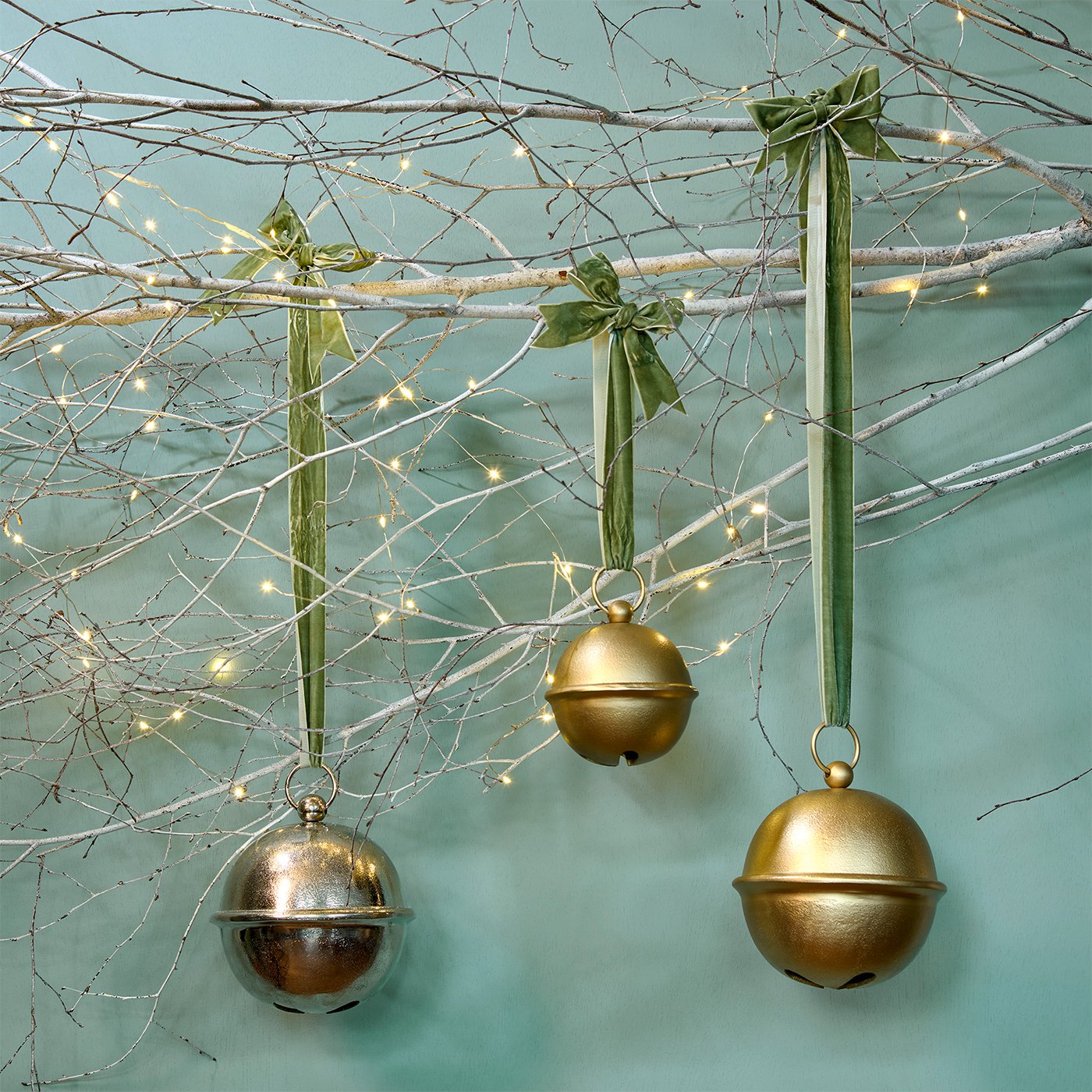 Lambert - Sonido Deko Glocke klein matt gold D 13cm