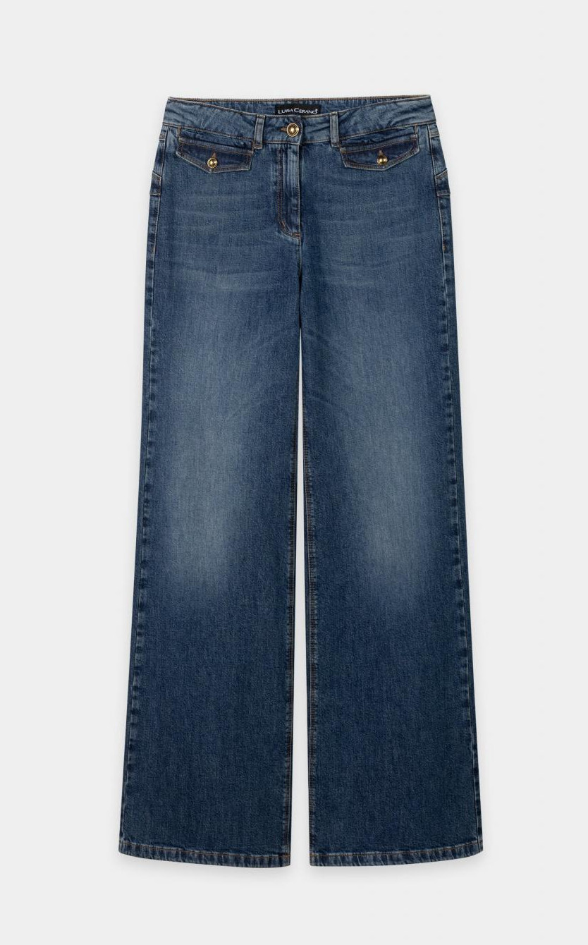 Luisa Cerano - Wideleg Jeans