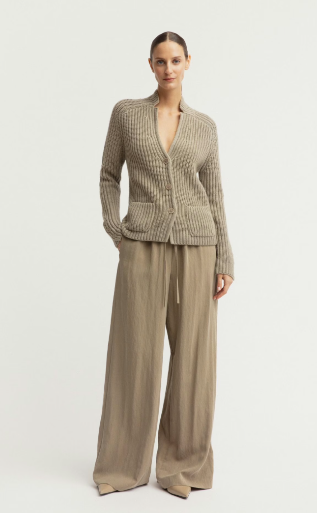 Iris von Arnim - Cashmere Cardigan schilf