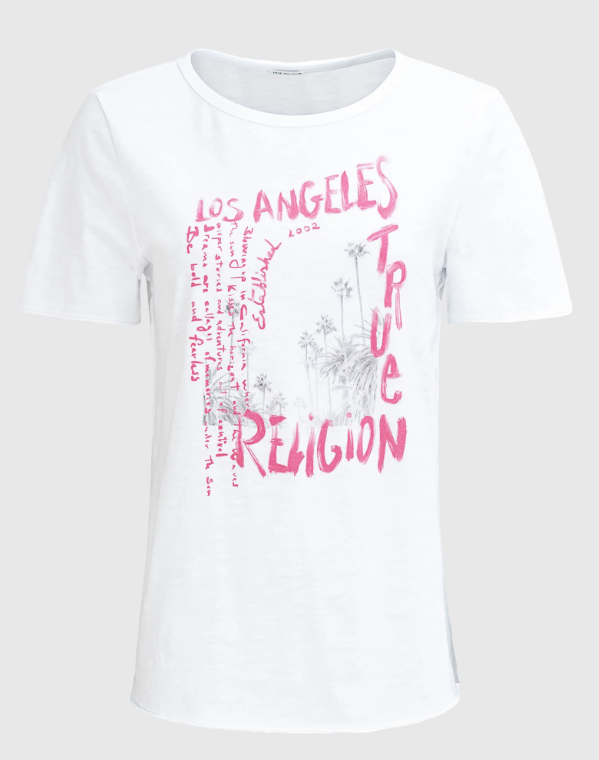 True Religion - T- Shirt mit Druck