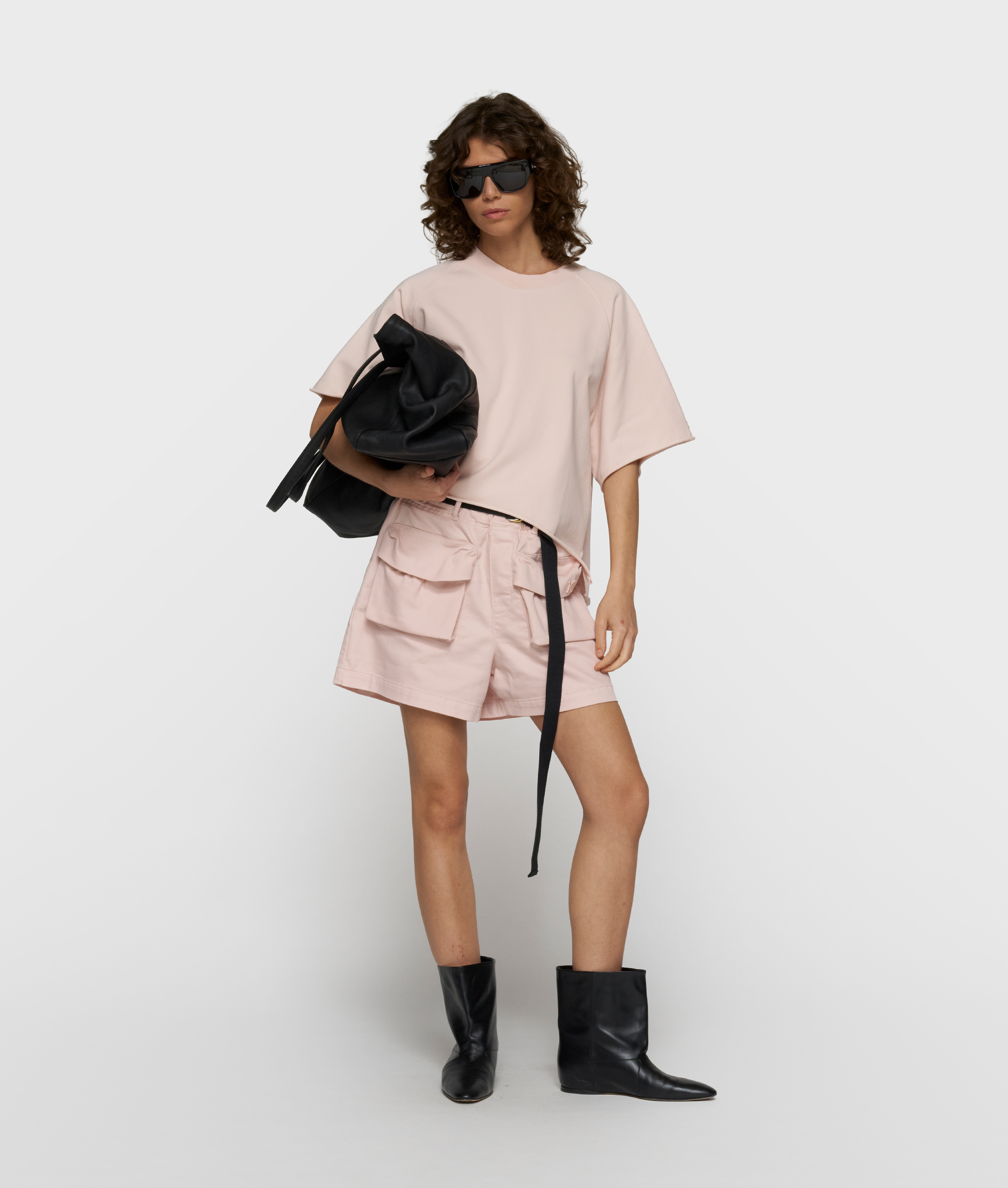 10 Days - Short Sleeve LA Sweater Powder Bio-Baumwolle