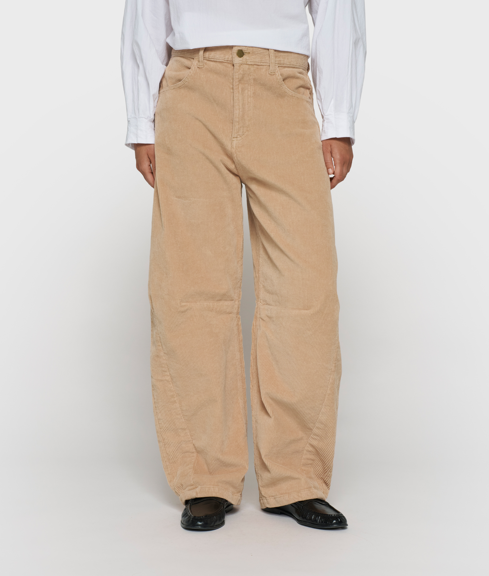 10 Days - Cordhose Grey Mango im Barrel-Schnitt