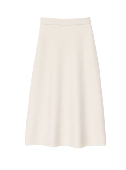 Iris von Arnim - Cashmere Seidenrock Briara off white