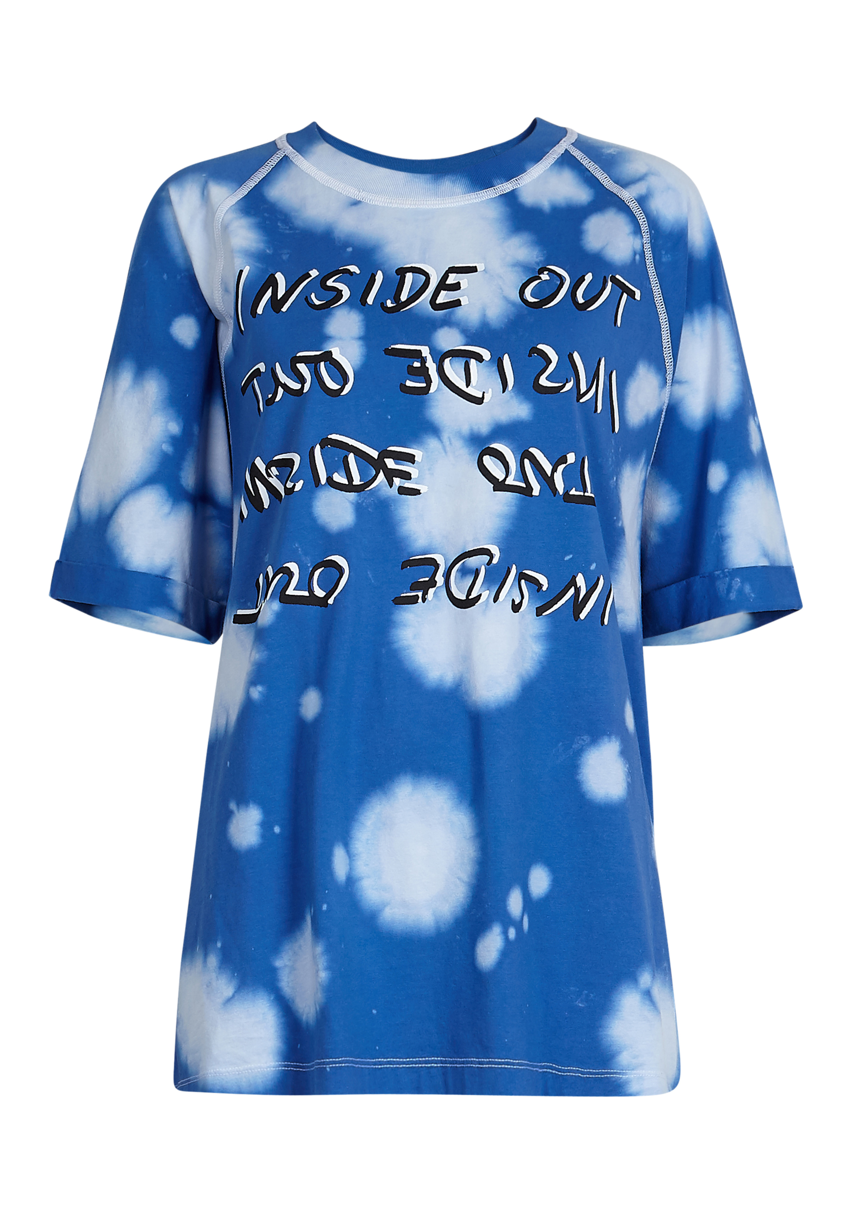 lala Berlin - T-Shirt blue Splash