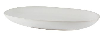 Ovalförmige Platte in Natura Länge 43cm