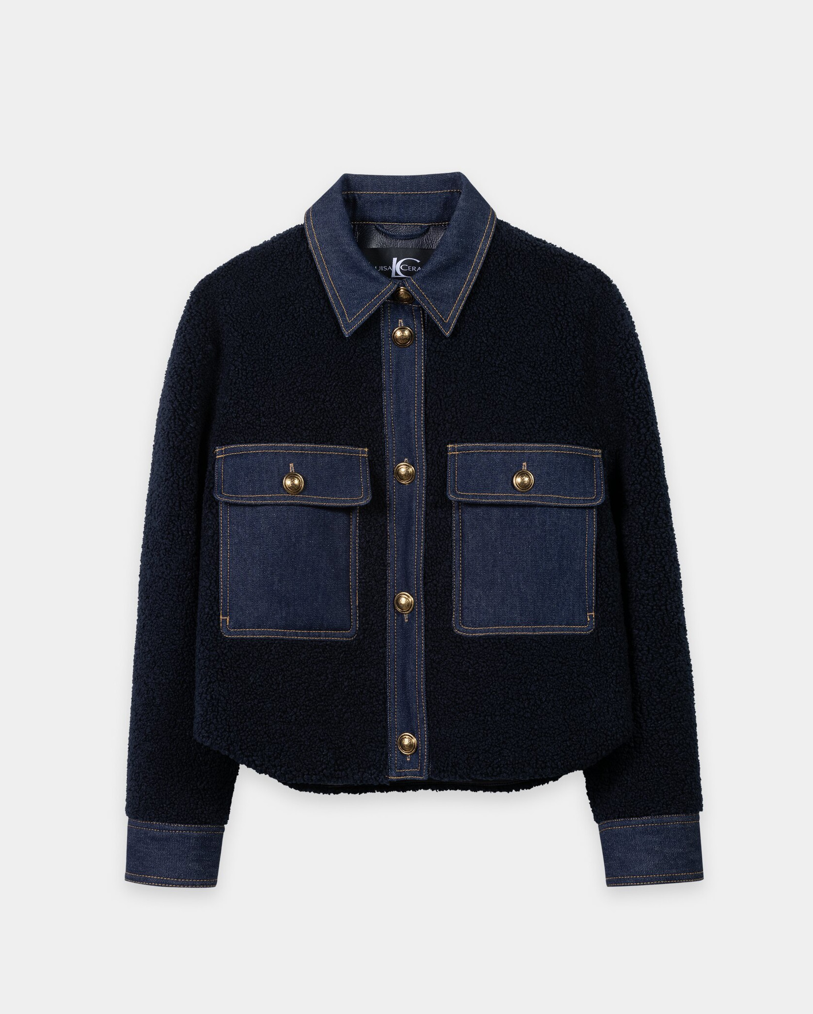 Luisa Cerano - Jacke in Lammfell-Optik