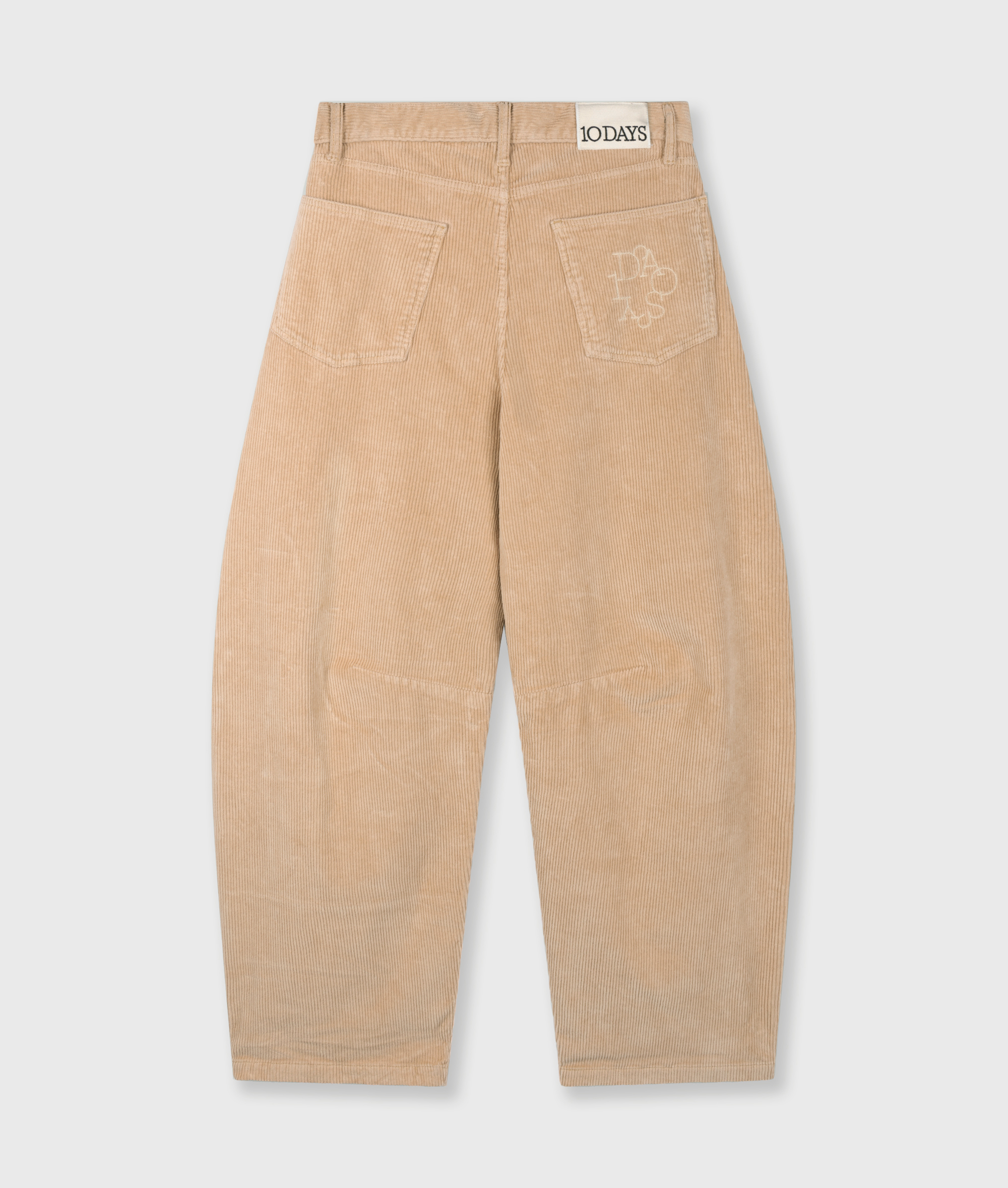 10 Days - Cordhose Grey Mango im Barrel-Schnitt