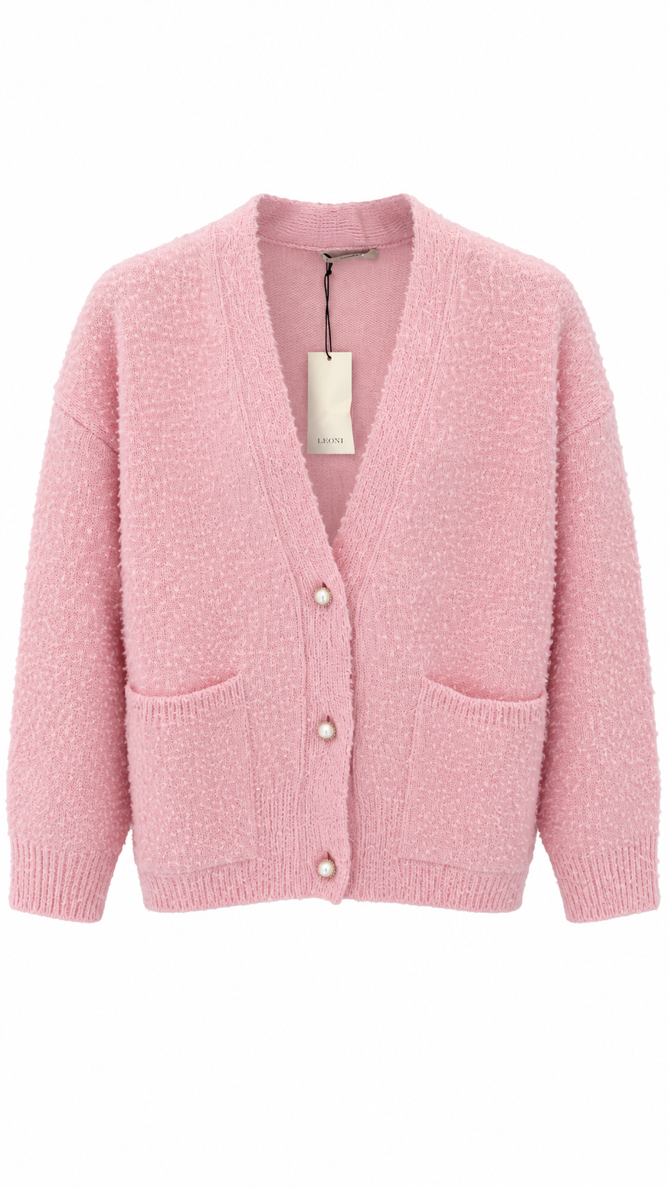 Odeeh - Strickjacke Fairy Floss Rosé aus Wolle & Kaschmir