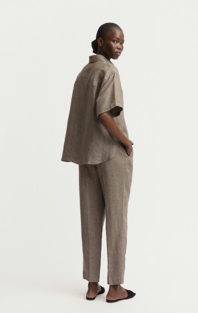 Iris von Arnim - Leinen Hemd taupe