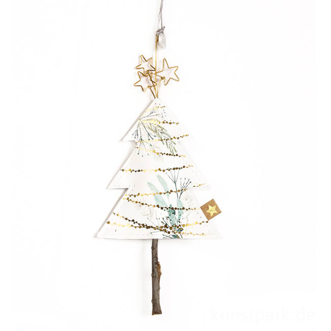 Good old Friends - Winterbaum Goldene Girlande