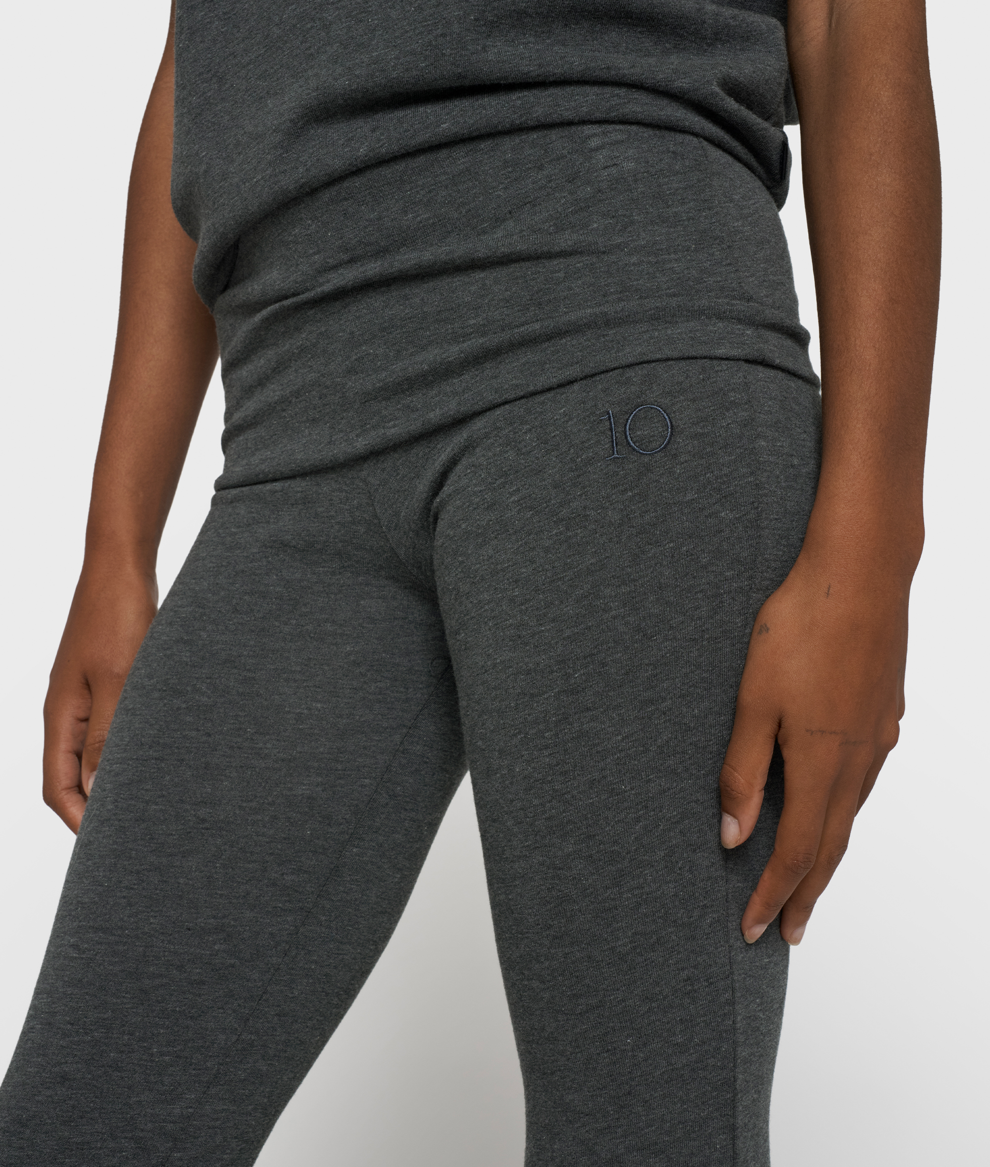 10 Days - Flare Leggings Melee Modal-Jersey
