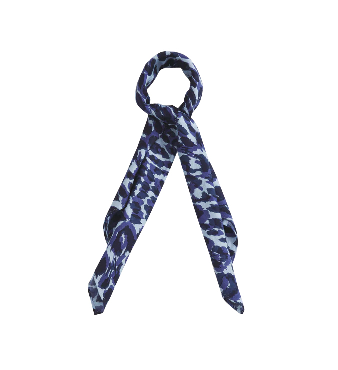 Friendly Hunting - Silktwill Midicube Cheetah blau/grau
