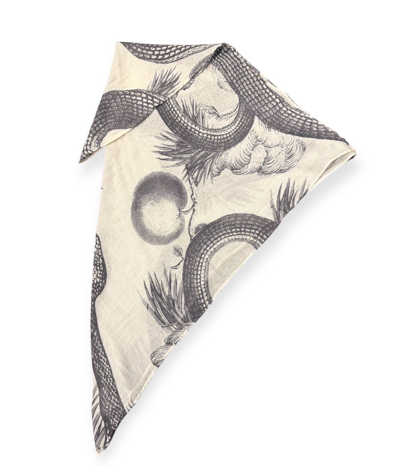 Friendly Hunting - Cashmere Midicube Garden Eden white/steelgrey