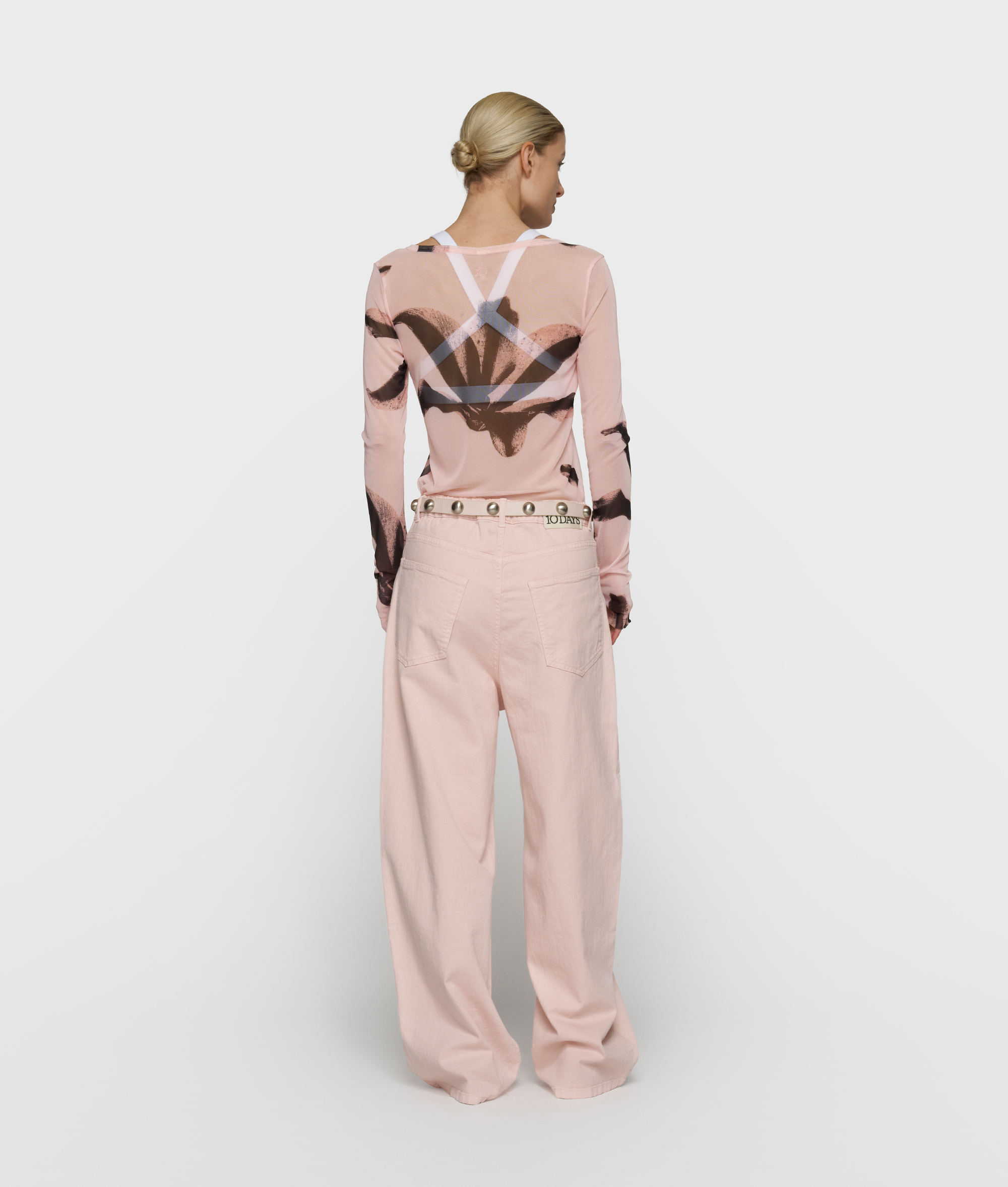 10 Days - Wide Pants Twill Powder Baumwoll-Twill