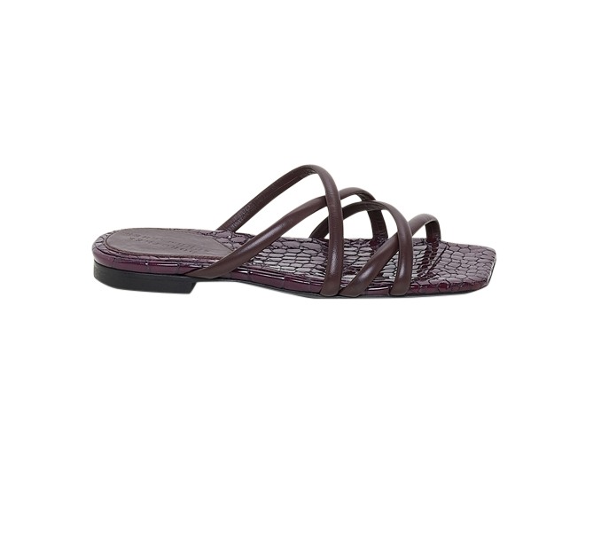 Dorothee Schumacher - Sandale flach shimmering lilac