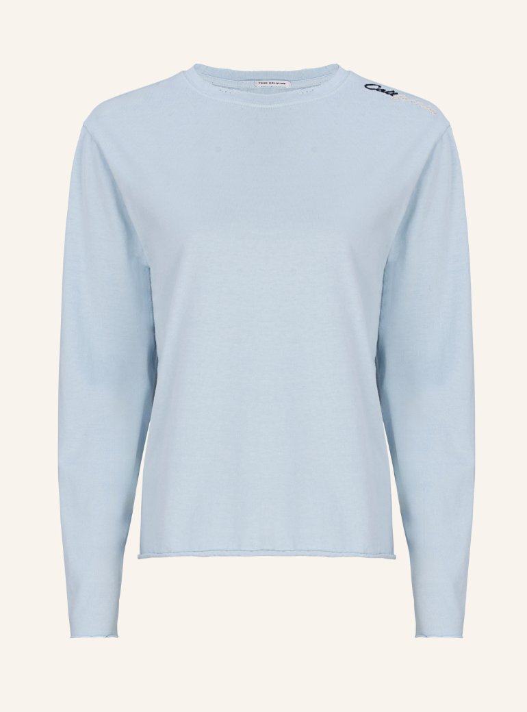 True Religion - Long  Sleeve Embro hellblau