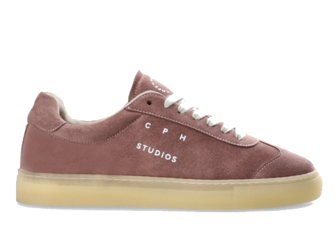 Copenhagen - Sneaker Velourleder dark pink