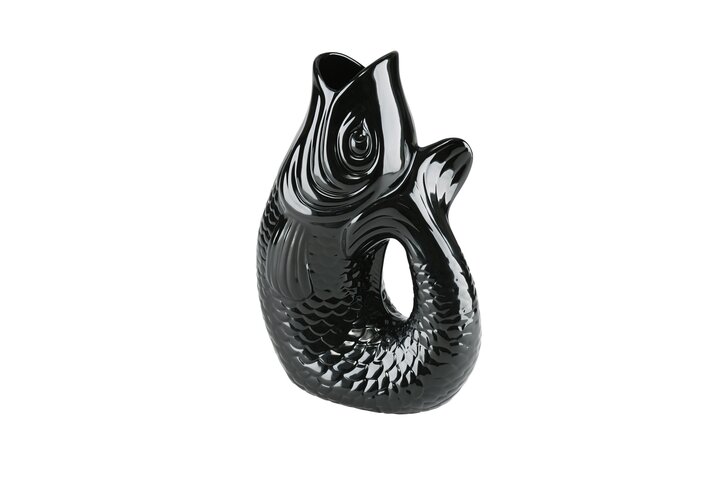 Gift Company - Monsieur Carafon Fischvase L Schwarz 2,7 Liter