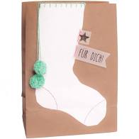 Winter Pom Pom Tüte STRUMPF