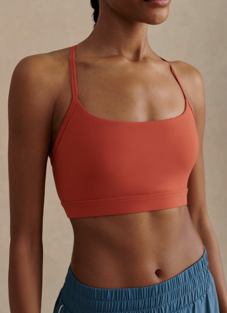 Sports Bra Baked Apple Stretch Activewear Soft Support