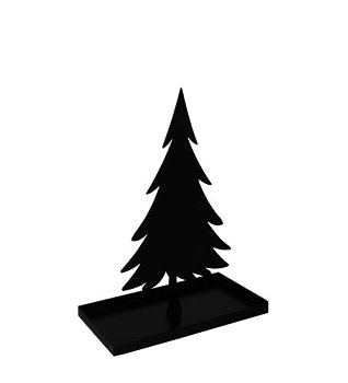 Dekobaum Elvor schwarz 40 cm