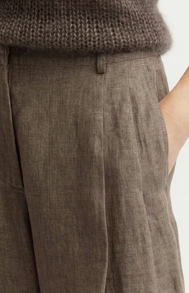 Irisi von Arnim - Leinenhose taupe