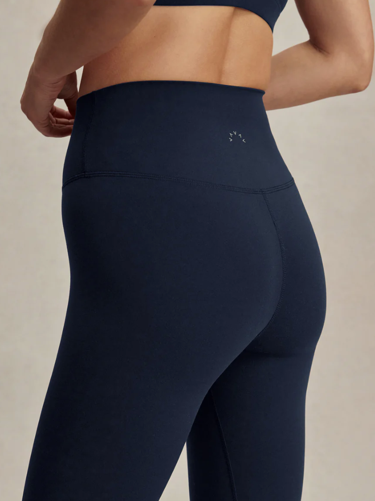 Varley - High Rise Leggings Navy Performance Stretch Activewear