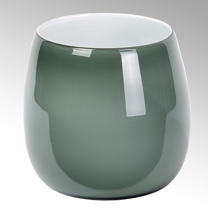 Lambert - Vase Pisano mittel basalt