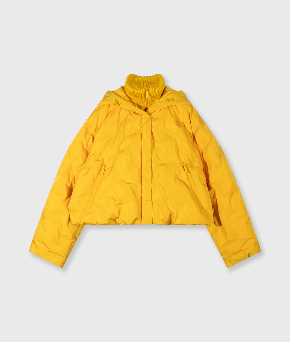 10DAYS - Wattierte Jacke Bright Mango aus recyceltem Polyester
